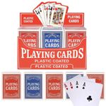 Quality Professional Plastic Coated Playing Cards Poker Games 1 6 12 24 Decks