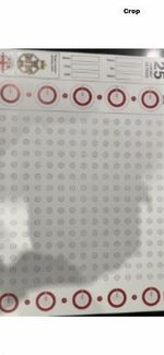 Benchrest A3 Official Competition practice Targets  20 Pack One Sided