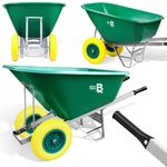 Bertie Barrow 200L Twin Wheel Stable Yard, Heavy Duty Barrow Puncture