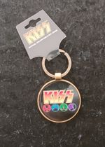 KISS - ARMY LOGO/ICONS   METAL KEYCHAIN  OFFICIAL BAND MERCH