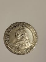 1887 Queen Victoria Five Shilling Coin Jubilee Head