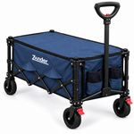 Zander Heavy Duty Foldable Trolley Cart Wagon Garden Beach Camping Festival UK