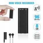 Hidden Mini Voice Activated Recorder 96 Hours Long Recording 8GB Recording Mini