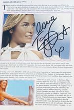 Tamzin Outhwaite English Actress, Original Signed Approx. 10 X 8 Bio Sheet