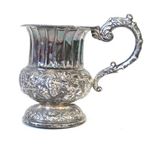 1829 ROBERT HENNELL III London 925 SILVER Hallmarked CHRISTENING MUG 104.8g -