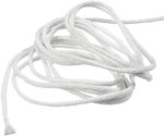 3mm Rubber Cord, White - Elastic Elastic Elastic Band Cord in 10m, 50m or 100m
