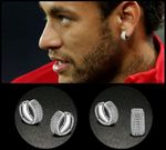 Men’s: Luxury BLING AAA Quality 24 Zirconia 18 Carat White Gold Huggie Earrings