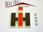 Front Bonnet Grill Emblem Badge for International Harvester IH Tractor