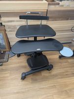 Aidata PCC 004P Mobile Stand Computer Workstation Desk