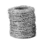 Barbed Wire 15m 30m 50m 200m Galvanised Steel Stock Fence Livestock Security