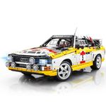 1:8 AUDI QUATTRO S1 1984 Brick Build Rally Car 3887 pieces. PICTURE BOXED