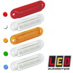 LED AUTOLAMPS Compact 12v or 24v Side Rear Front Marker Lights RED AMBER WHITE