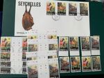 SEYCHELLES 1981 FDC & MNH SETS & GUTTER TRAFFIC LIGHTS FLYING FOX 6 SETS 3 CTO