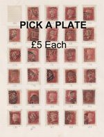 GB QV 1d Penny Reds Used -  Pick a Plate 161 - 189  £5 each