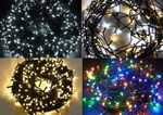 Fairy Lights Christmas LED String Mains Plug-In Outdoor Garden XMAS Decorations