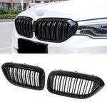 Front Kidney Grille Grill For BMW 5 Series G30 G31 2017-2020 Double Slats
