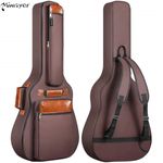 41 Inch Acoustic Guitar Bag Thick Waterproof Padded Case Oxford Gig Backpack UK