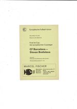 1969 Barcelona v Slovan Bratislava ECWC Final Football Programme