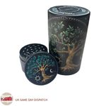 50mm 4Part Metal Tobacco Herb Grinder  +  Airtight Vacuum Sealed Jar Smoke Set