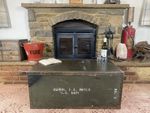 Old Military Chest, Vintage Wooden Storage Trunk, Blanket Box, Coffee Table.