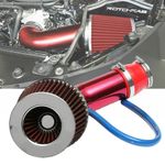 3" 76mm Car Cold Air Intake Induction + Filter Kit Power Flow Pipe Hose System