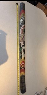 Aboriginal Didgeridoo Traditional Music Instrument Dot Painted 40” Inches Long