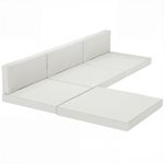 Outsunny 7-Piece Patio Furniture Cushions Water-Repellent 60x60cm, Cream