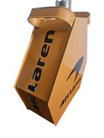 McLaren Decorative Oil Jerry Petrol Can with Brass Cap Triangle ,garage (USED)