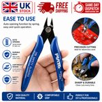 Flush Cut Electrical Wire Cable Cutters Cutting Side Snips Flush Nipper Pliers