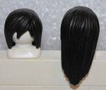 Playmobil Hair 2 Wigs "Black Long" Viking Pirate Woman