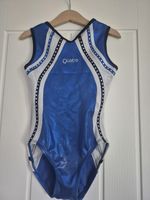 Quatro Sleeveless Gymnastics Leotard – Royal Blue Mystique & Rhinestone – CME