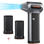 WOLFBOX MF200 Electric Air Duster with Removable Battery, Dual-battery Pack