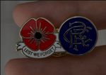 RANGERS BADGE POPPY LEST WE FORGET Rememberance 