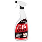 Critterkill Flea Killer Spray Flea Spray Treats Pet Bedding Beds Mattresses 1L