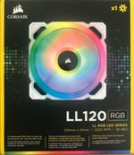 Corsair - CO-9050091-WW - LL120 RGB 120mm Dual Light Loop Fan - White