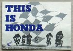 HONDA Motorcycles Sales Brochure Early 1960's  RC143 RC161 CS72 CB92 C110 C102 +