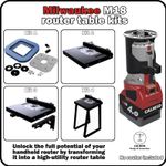 Milwaukee M18  FTR Compact trim  table router kits