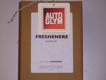 AUTOGLYM AIR FRESHENER BRAND NEW SEALED X 50