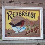 Ogdens robin cigarette vintage framed mirror collectable  advertising