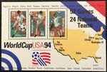 1994 - Scott #2837 - $1.19 - WORLD CUP '94 - Souvenir Sheet of 3, Mint NH