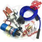 Ford Pinto Electronic Complete Stealth ignition kit Ballast ignition/ BLUE LEADS