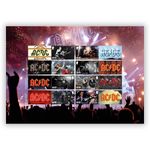 AC/DC Stamps Collectors Sheet from Royal Mail