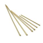 9ct Gold Solid HEAD PINS 1", 1.5", 2" - wholesale jewellery findings