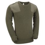 Army Jumper Original German Warm Wool Sweater Military Work Pullover Olive Green