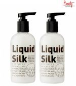 Liquid Silk Waterbased Lubricant by Bodywise 2 x 250ml Pump Bottles Value Offer