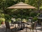 Garden Parasol Outdoor Patio Deck Sun Shade Canopy Umbrella Crank Shelter