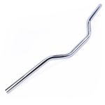 Motorcycle Bike 7/8" 22Mm Universal Retro Handlebars Tracker Drag Bars Chrome Uk