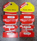 Fuse Wire Selection 5/15/30 amp 2 Cards