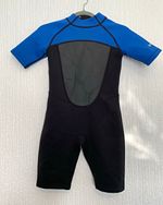 Regatta Great Outdoors Kids Shortie Wetsuit Blue/Black Back Zip UK/USA 9-10