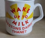 Vintage Wake Up To Milk Mug -Westons Dairies Thanet  RARE